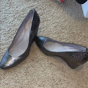 Kenneth Cole leather wedge